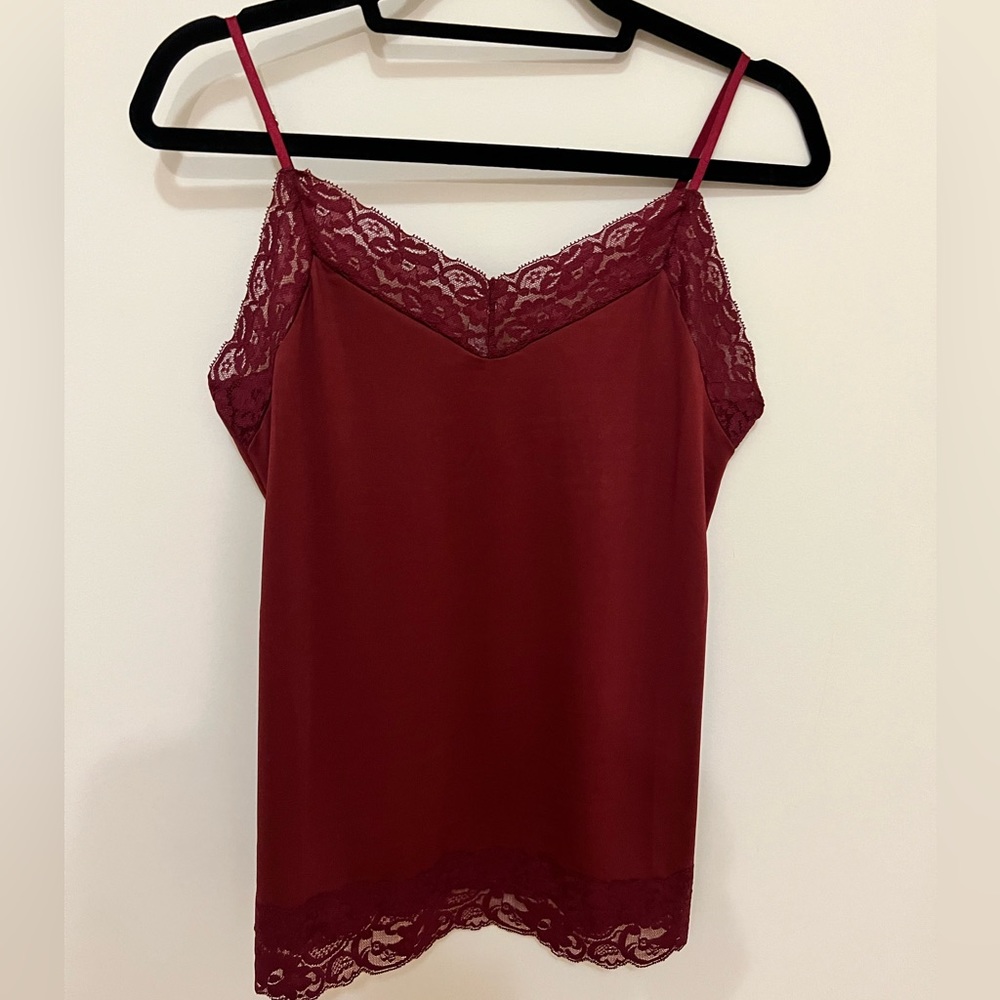 Lace trim Cami top